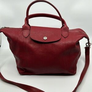 Longchamp Red Shoulder Bag